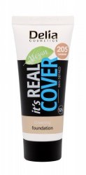 DELIA It`s Real Cover Podkład kryjący rewitalizująco-nawilżający 205 Caramel 30 ml