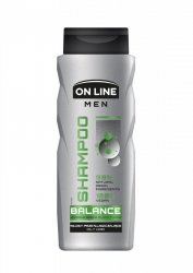 On Line Men Szampon do włosów Balance z czarną rzepą - włosy przetłuszczające się 400ml