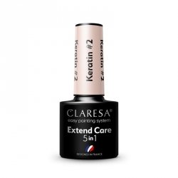 CLARESA Baza pod lakier hybrydowy Extend Care 5in1 Keratin - 2  5g