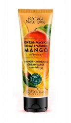 BARWA COSMETICS Barwa Naturalna Krem-Maska do rąk i paznokci Mango - odżywczy 100ml