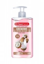 CLEAN HANDS Kremowe mydło w płynie kokosowe 300 ml