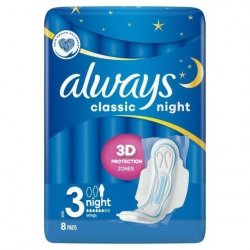 P&G ALWAYS PODP KLAS.NA NOC A`8 ZE SKRZYDEŁ.