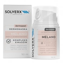 SOLVERX Dermopeel Dermomaska Melano z kompleksem kwasów - do skóry z przebarwieniami 50ml
