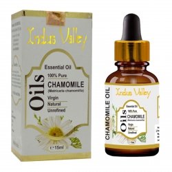 Natural Camomile Essential Oil, Indus Valley, 15ml