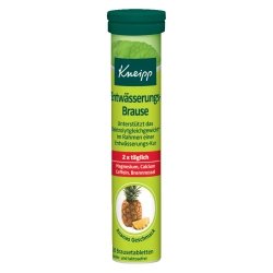 Drenujące Tabletki Musujące o Owocowym Smaku Ananasa, Kneipp, 20 sztuk