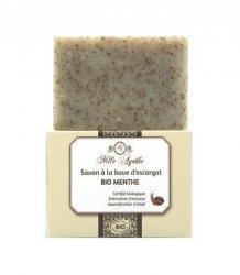 Organic Snail Slime Soap with Peppermint, Mlle Agathe