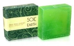 Neem, Tulsi & Honey Natural Soap, Soil & Earth, 125g