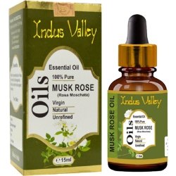 Natural Musk Rose Essential Oil, Indus Valley, 15ml