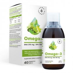 Omega-3 (370 DHA / 700 EPA), Aura Herbals, 200 ml
