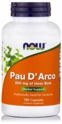 Pau D'arco 500 mg Now Foods, 100 capsules