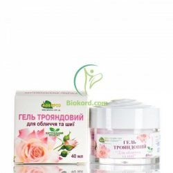 Rose Face and Neck Gel, 40 ml