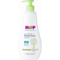HiPP Delikatny Żel do Mycia Ciała i Włosów z Pompką, 400ml
