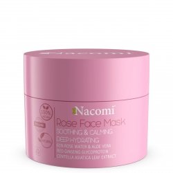 Rose Soothing and Calming Face Mask for Couperose Skin, Nacomi