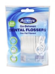 ACTIVE ORAL CARE Dental Flossers nicio-wykałaczki - 50 szt.