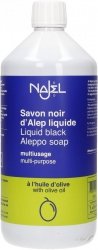 Aleppo Black Liquid Soap, Natural Multi-purpose Detergent, Najel