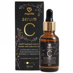 Vitamin C Serum with Hyaluronic Acid, Myvita, 30ml