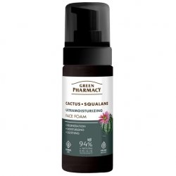 GREEN PHARMACY Kaktus + Skwalan Ultranawilżająca Pianka do mycia twarzy 150 ml