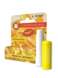 Vitamin E & UV Filter Protecting Lip Balm, Dr.Retter