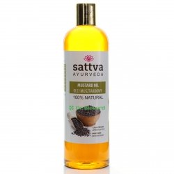 Organic Mustard Oil, SATTVA AYURVEDA, 500ml