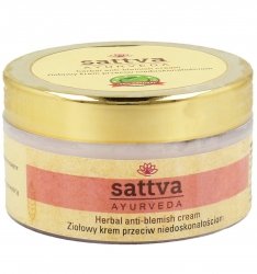 Herbal Face Cream Against Skin Imperfections, Sattva