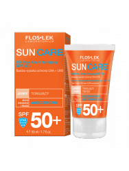 SUN CARE Oil-free krem tonujący SPF 50+ skóra mieszana i tłusta, Floslek