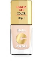 Delia Cosmetics Coral Hybrid Gel Emalia do paznokci nr 20 ivory 11ml