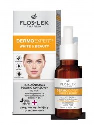 Floslek DERMO EXPERT® WHITE & BEAUTY® Rozjaśniający peeling kwasowy na noc 30 ml