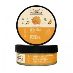 Peeling cukrowy do ciała Kurkuma + Olejek dyniowy, GREEN PHARMACY, 200ml