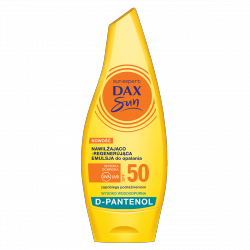 Dax Sun Nawilżająco-regenerująca emulsja do opalania SPF 50 z D-Panetnolem