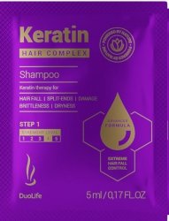 PRÓBKA Szampon z Keratyną DuoLife Keratin Hair Complex, 5ml