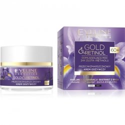 EVELINE Gold & Retinol Przeciwzmarszczkowy krem odżywczy 60+ dzień/noc 50 ml