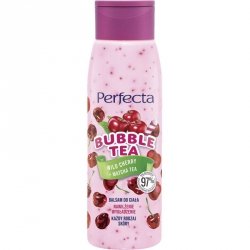 PERFECTA Bubble Tea Balsam do ciała Nawilżenie wygładzenie - Wild Cherry + Matcha Tea 400 ml