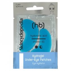 SKINCYCLOPEDIA Hydrożelowe płatki pod oczy z kwasem hialuronowym, witaminą b5, niacynamidem, ceramidami i kolagenem - 2 sztuki