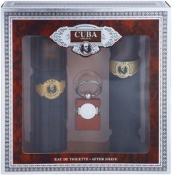 Cuba Original Zestaw dla mężczyzn Woda toaletowa Cuba Gold + Woda po goleniu + Brelok 2 x 100 ml