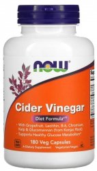 Cider Vinegar - Ocet Jabłkowy 250 mg, NOW Foods, 180 kapsułek