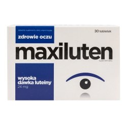 Maxiluten w utrzymaniu ostrości widzenia, 30 tabletek