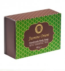 Luksusowe ręcznie robione mydło glicerynowe Jasmine Orient z olejkami eterycznymi, Song of India, 100g