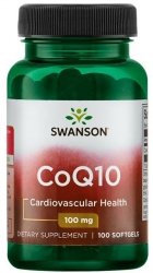Koenzym Q10 100 mg, Swanson, 100 kapsułek