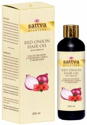 Olejek do włosów z czerwonej cebuli i hibiskusa, SATTVA, 200 ml