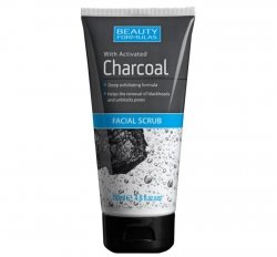 Beauty Formulas Charcoal Peeling do twarzy głęboko oczyszczający z aktywnym węglem  150ml