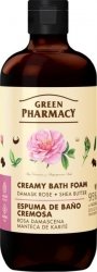 GREEN PHARMACY Kremowa pianka do kąpieli Róża damasceńska + Masło shea 500 ml