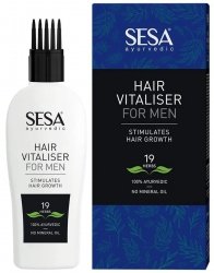 Ayurvedic Hair Vitaliser Olejek dla Mężczyzn na Porost Włosów, SESA