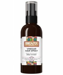 L`BIOTICA Biovax Botanic Nabłyszczający Spray octowy do włosów - ocet jabłkowy,rozmaryn i tatarak 200ml