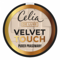 Celia De Luxe Puder w kamieniu Velvet Touch nr 101 Transparent Beige