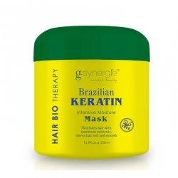 Maska intensywnie nawilżająca po prostowaniu włosów, G-SYNERGIE BRAZILIAN Keratin, 500 ml