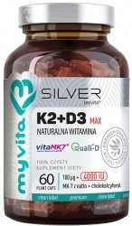 Витамин K2 + D3 MAX 4000iu MyVita SILVER PURE