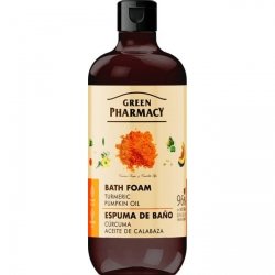 Pianka do kąpieli Kurkuma + Olej dyniowy, GREEN PHARMACY, 500ml