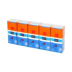 BELLA Chusteczki higieniczne 3 warstwowe (10 x 10 sztuk)