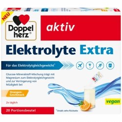 Elektrolity, Suplementy diety, Elektrolyte Extra Doppelherz, 20 porcji