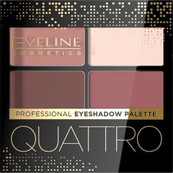 EVELINE Quattro Paletka 4 Cieni do powiek nr 04  3.2 g